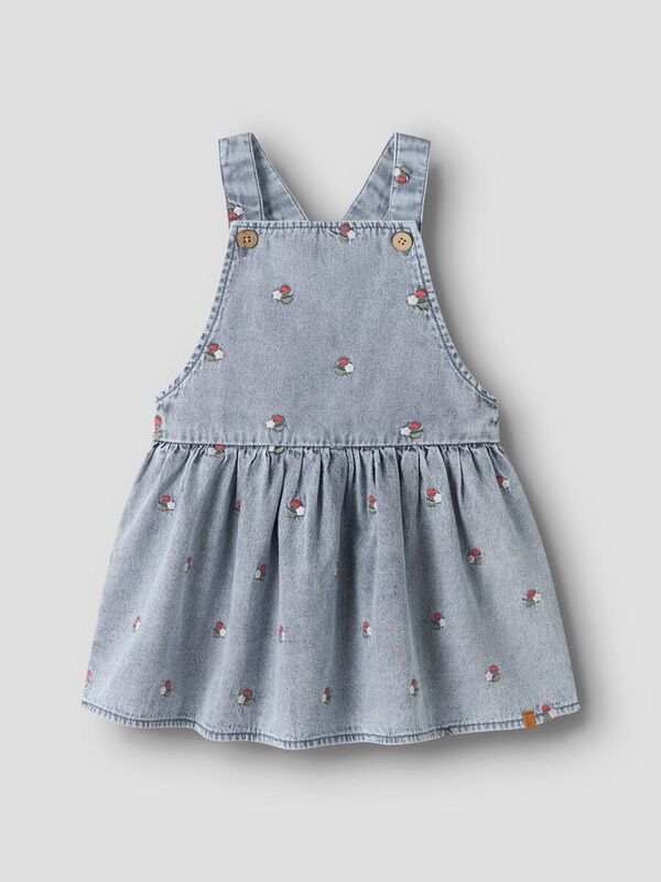 NMFFUNDA DNM EMB SKIRTALL LIL ATELIER Medium Blue Denim EMB - LIL`ATELIER