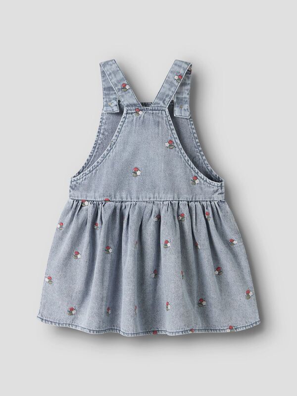 NMFFUNDA DNM EMB SKIRTALL LIL ATELIER Medium Blue Denim EMB - LIL`ATELIER