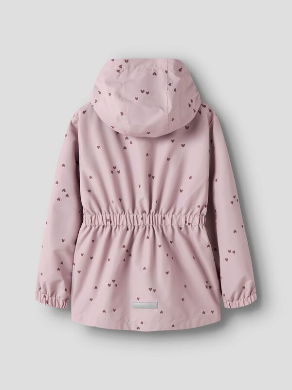 NKFMAXI JACKET LI AOP Keepsake Lilac 2 SMALL HEARTS - Name It