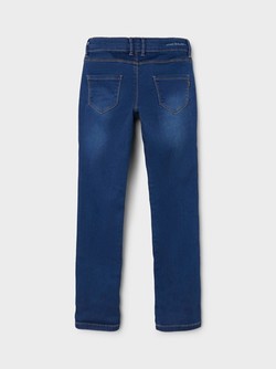 NKFSALLI SLIM SWEAT JEANS 1162 Dark Blue Denim - Name It