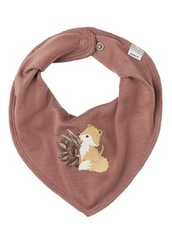 NBFWILLIT WOOL SCARF BIB Cognac - Name It