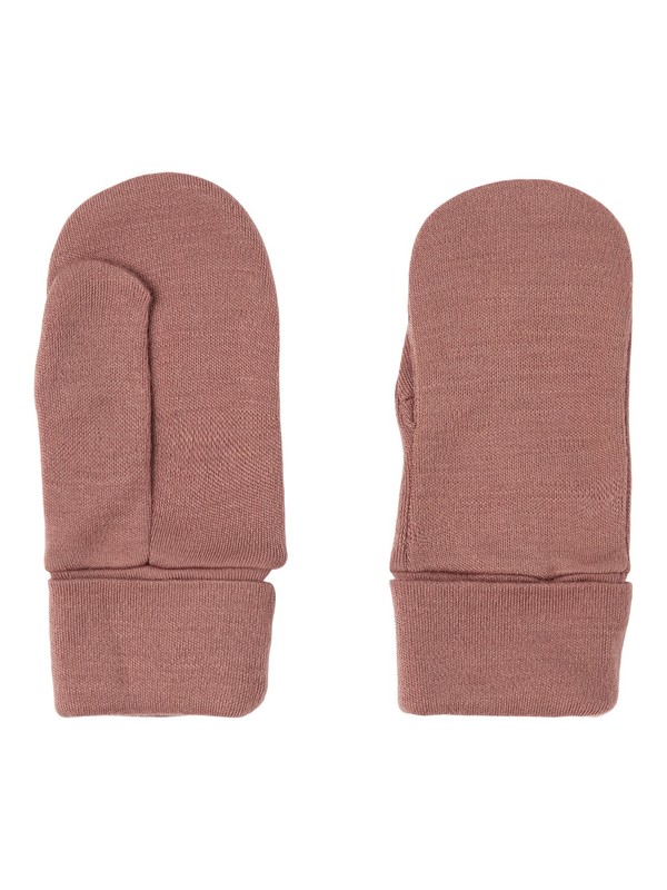 NMFWILLIT WOOL MITTENS W/THUMB  Cognac - Name It