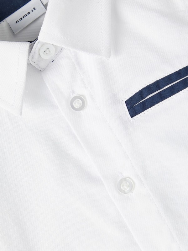 NMMRINAL LS SHIRT BRIGHT WHITE - Name It