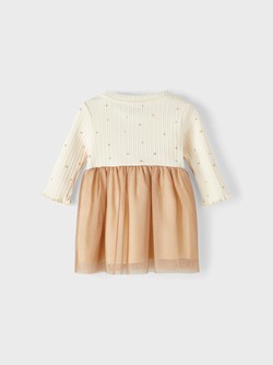 NBFSINDY LS DRESS Buttercream - Name It