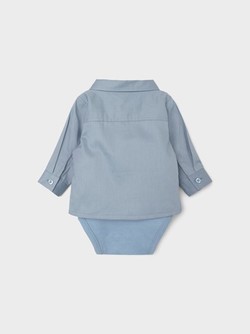 NBMDEFALLE LS SHIRT BODY Dusty Blue - Name It