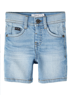 NMMSOFUS DNMTHRIS LONG SHORTS TB LIGHT BLUE DENIM - Name It