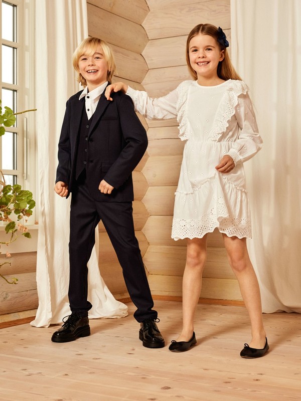 NKMFESHIRT LS SHIRT NOOS BRIGHT WHITE - Name It