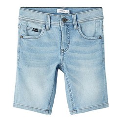 NMMSOFUDNMTINDY LONG SHORTS CAMP LIGHT BLUE DENIM - Name It