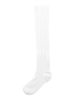 NKFTECLA OVERKNEE SOCK BRIGHT WHITE - Name It