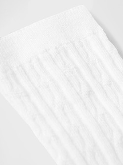 NKFTECLA OVERKNEE SOCK BRIGHT WHITE - Name It