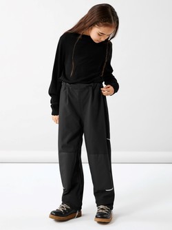 NKNALFA PANT SOLID  - SOFTSHELL Black - Name It