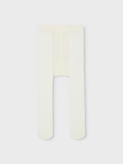 NKNPANTYHOSE RIB 2P NOOS White Alyssum - Name It