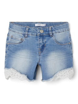 NKFSALLI SLIM DNM SHORTS 5372-HA NOOS Medium Blue Denim - Name It