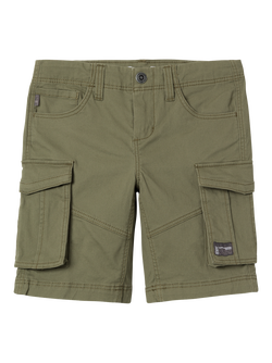 NKMRYAN REG TWI L SHORTS 6776-BA NOOS DEEP LICHEN GREEN - Name It