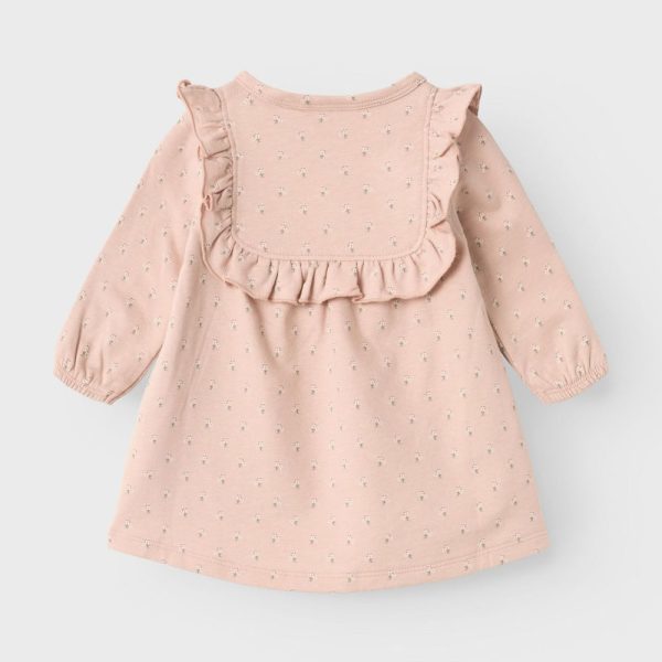 fanja ls sweat dress Rose Dust - LIL`ATELIER