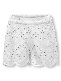 KOGCLEO LIFE EMB SHORTS WVN Cloud Dancer - Kids Only 