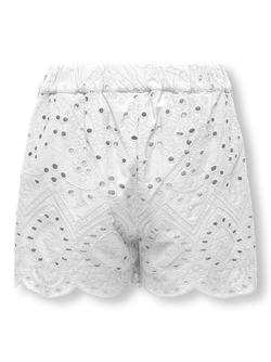 KOGCLEO LIFE EMB SHORTS WVN Cloud Dancer - Kids Only 