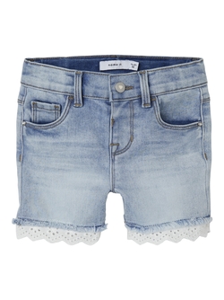 salli slim shorts Medium Blue Denim - Name It