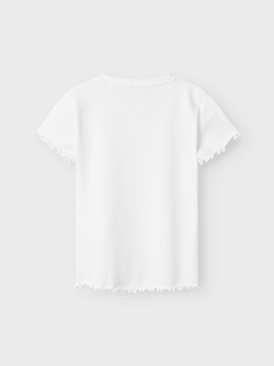 NMFVEMMA SS SLIM TOP BRIGHT WHITE - Name It