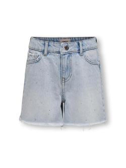 KOGPACY RHINESTONE DNM SHORTS AZG LIGHT BLUE DENIM - Kids Only 