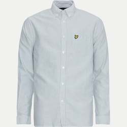 LYLE & SCOTT STRIPE OXFORD SHIRT Light blue - Lyle & Scott