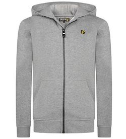 LYLE & SCOTT ZIP THROUGH HOODIE Light Grey Melange - Lyle & Scott