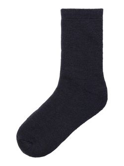 NKMWAKSI WOOL TERRY SOCK XXIII Blue Graphite - Name It