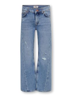 KOGASTA BARREL WIDE LEG DENIM Light Medium Blue Denim - Kids Only 