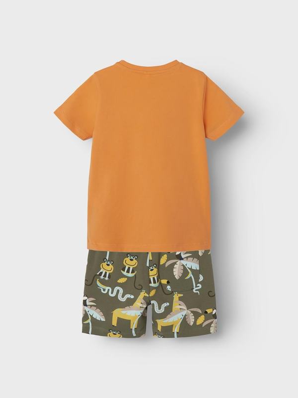 NMMZOMU SHORTS SET Dusty Olive - Name It