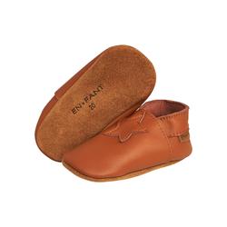 Elastic slipper Leather Brown - En Fant