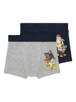 NMMJOCUT PAWPATROL 2P BOXER  Dark Sapphire 2P DARK SAPPHIRE + GREY MELANGE - Name It