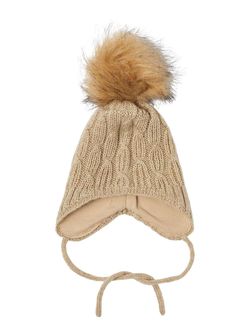 NBMWRILLA WOOL KNIT HAT  White Pepper - Name It