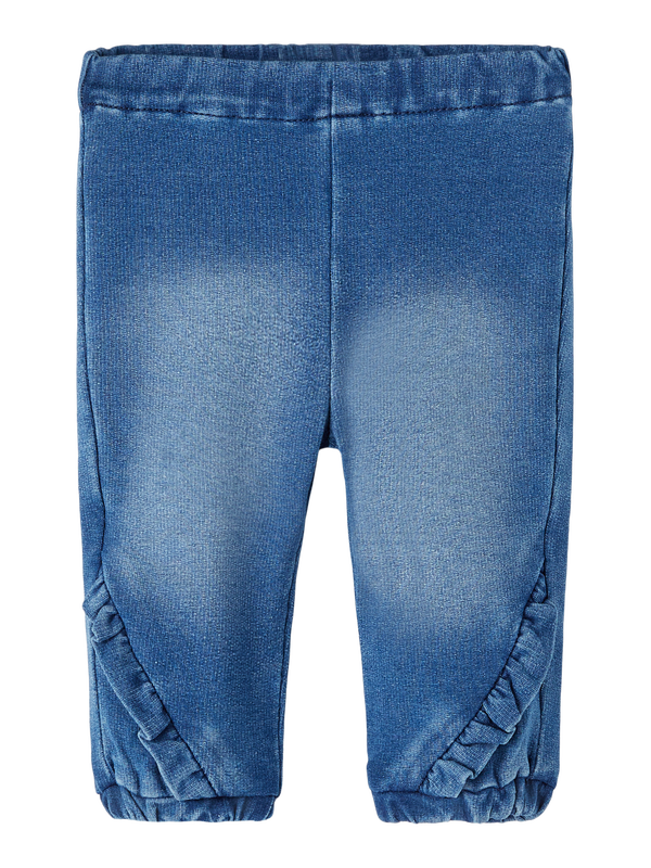 NBFBELLA SHAPED R SWE JEANS 2404 Medium Blue Denim - Name It