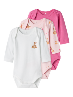 NBFBODY 3P LS IBIS ROSE DEER  IBIS ROSE - Name It