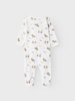 NBNNIGHTSUIT W/F FARM ANIMALS  BRIGHT WHITE - Name It