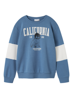 NKMLOMADE LS LOOSE SWEAT UNB Coronet Blue - Name It