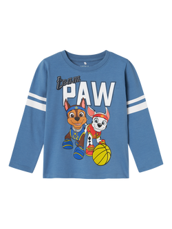 NMMJOBS PAWPATROL LS TOP CPLG Coronet Blue - Name It