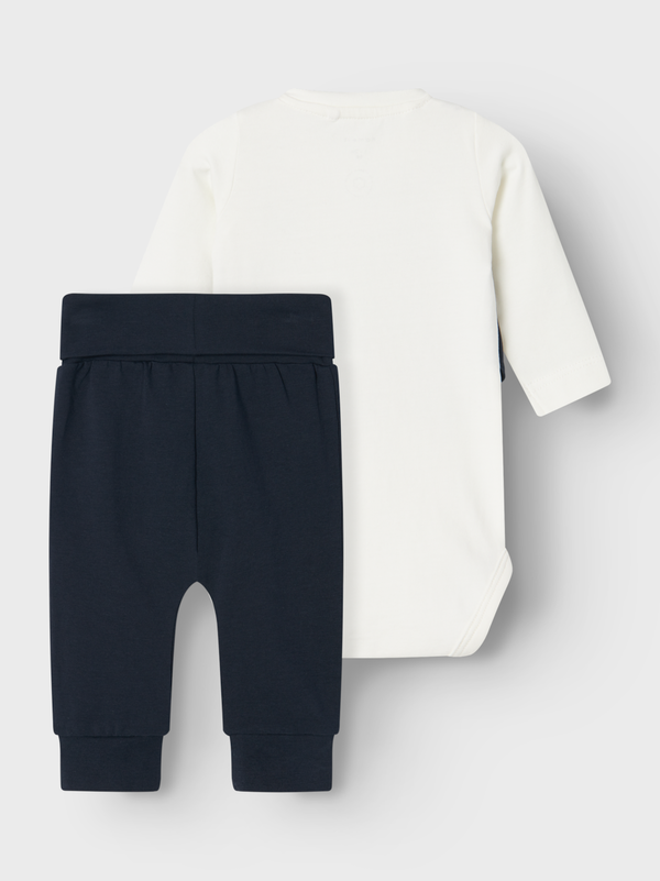 NBMADAM LS BODY SET NOOS Dark Sapphire SOLID PANT - Name It