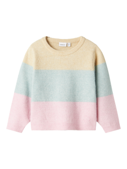 NMFNASILLE LS KNIT BOX Summer Sand - Name It