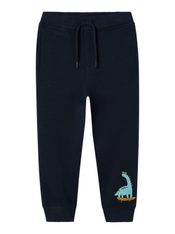 NMMVIMO NREG AOP  SWE PANT BRU Dark Sapphire Dino Skate - Name It