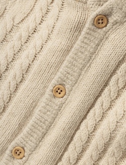 NBNOSUIT LS KNIT JACKET Summer Sand - Name It