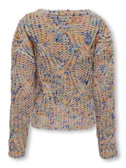 KOGLUCA LS O-NECK KNT Rose Smoke Multi Color - Kids Only 