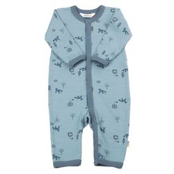 Joha Jumpsuit ull/bomull Blue - Joha