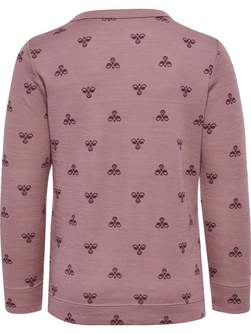 hmlVILMO T-SHIRT LS TWILIGHT MAUVE - Hummel