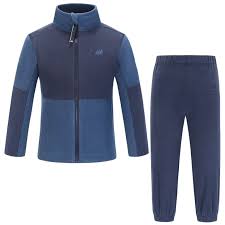 K Trone microfleece sett Dark Denim - Skogstad Sport