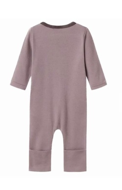 NBFWILLIT WOOL LS SUIT Purple Dove - Name It