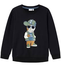 NKMOKLOKKEN LS SWEAT BRU BOX Black - Name It