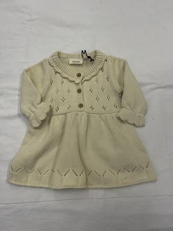 NBFRAMLA LS KNIT DRESS  LIL ATELIER TURTLEDOVE - Name It