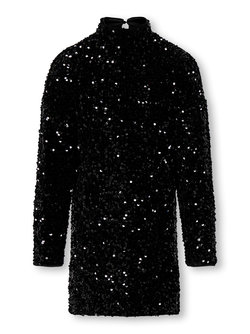 KOGCONFIDENCELS SEQUINS DRESS JRS Black - Kids Only 