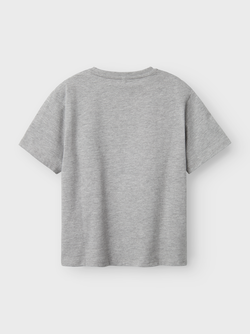 NKMTEASKE SS TOP GREY MELANGE - Name It